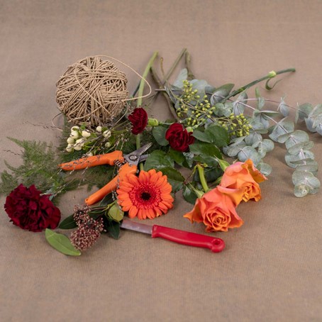 Arrangement of cut flowers