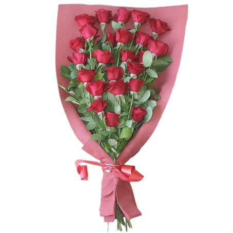 Bouquet of 24 Red Roses