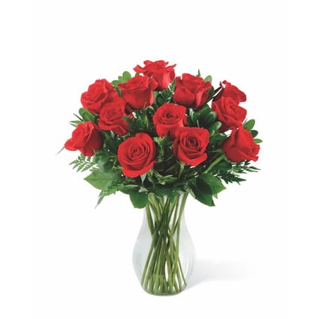 12 roses medium stemmed