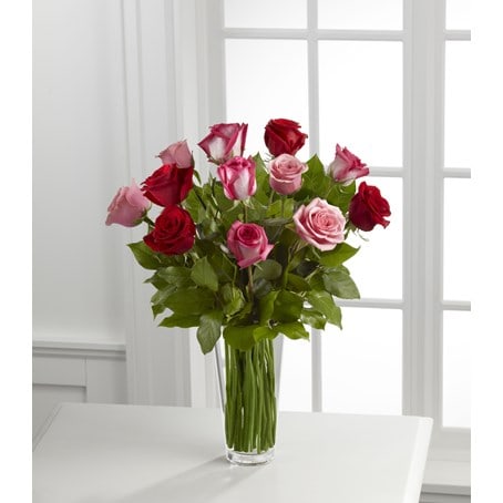 The True Romance Rose Bouquet by FTD VASE INCLUDED