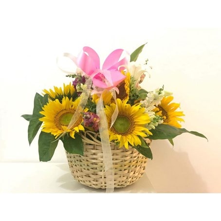 Sunflower Basket