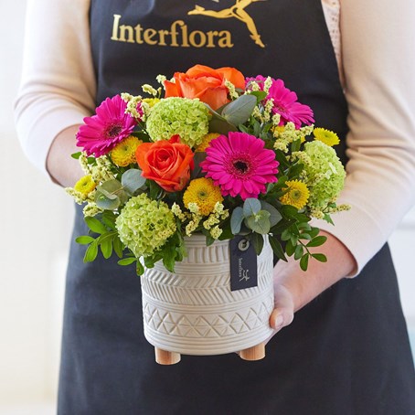 Special Handcrafted Bright Arrangement.