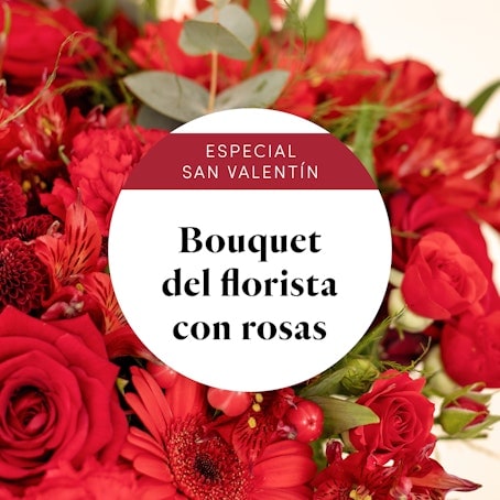 Ramo de flores de temporada y rosas